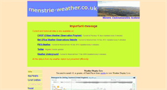 Desktop Screenshot of menstrie-weather.co.uk